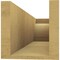 Ekena Millwork 6in. W x 6in. H x 24in. L Pescadero Woodgrain TimberThane Rafter Tail, Primed Tan RFTUR06X06X24PECRCPR - alternate 6